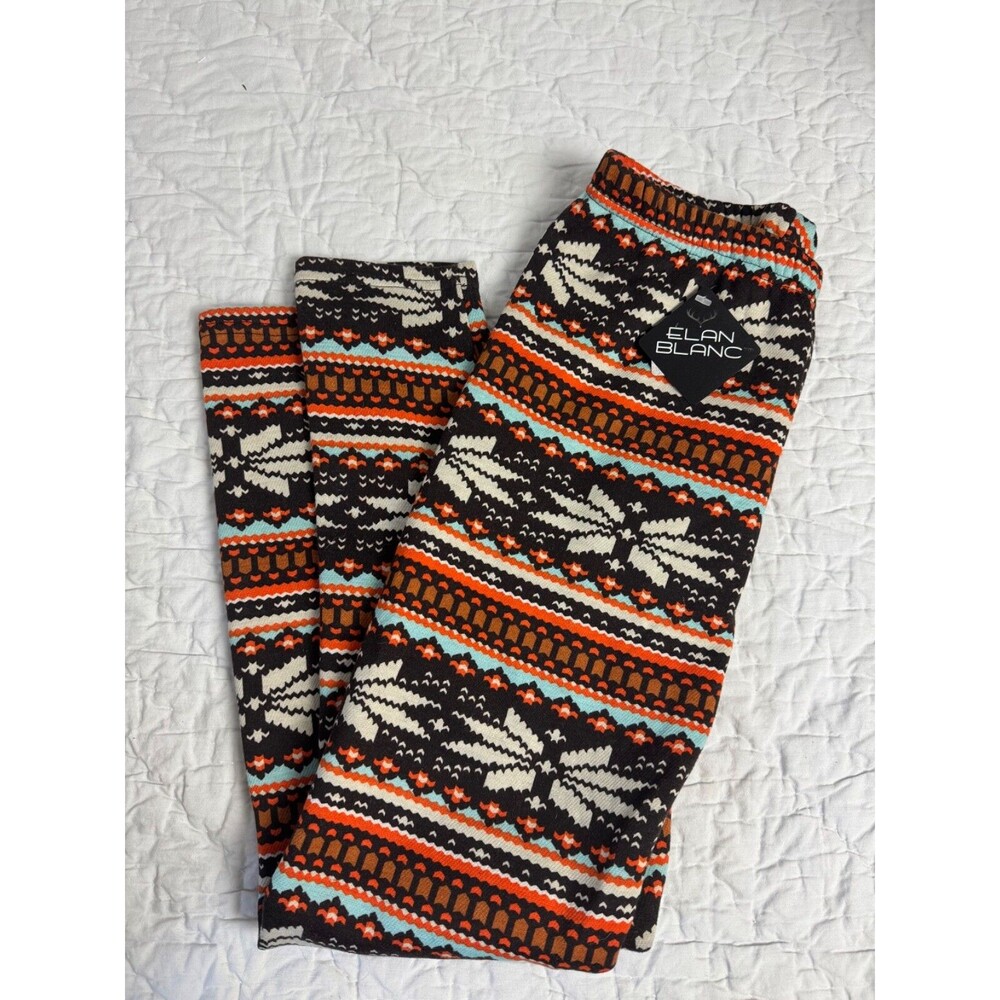 Elan Blanc Women's Fleece Lined Leggings, New